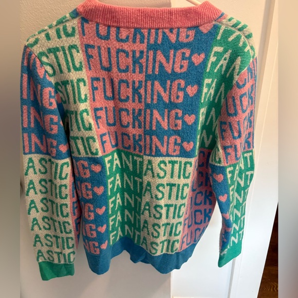 Ayda Pink and Blue Pepper Sweater - Picture 7 of 11